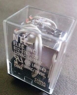 Çin NTE RÖLE R12-17A3-120 120 VAC 5 AMP R1217A3120 NORITSU MINILAB Tedarikçi