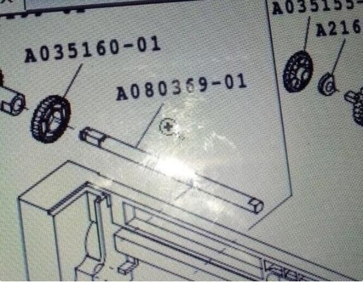 Çin A080369 Noritsu Minilab Yedek Parça Şaftı Tedarikçi