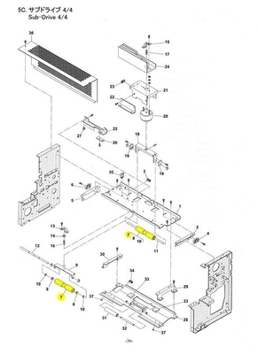 Çin 28101004A 2810 21004 281010004 2810 21004A Konica Minilab Yedek Parça Silindiri Tedarikçi