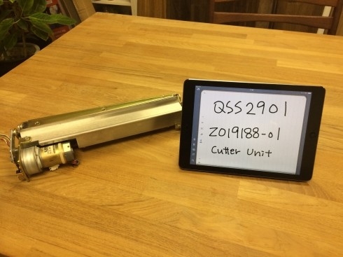 Çin Z019188-01 Noritsu koki QSS29 serisi Minilab Yedek Parça için kesici ünitesi Tedarikçi