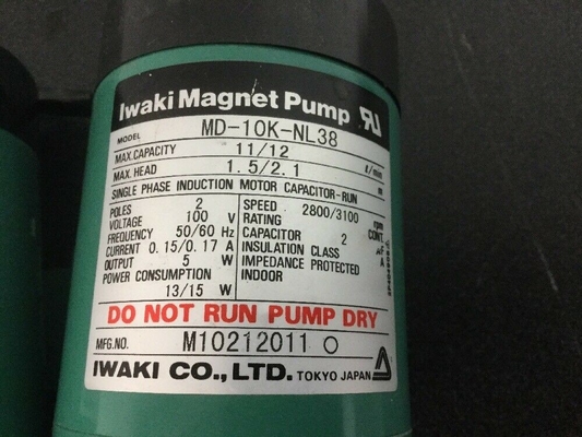 Çin Fuji /Noritsu / Konica/ Agfa / Kreonite Minilab Yedek Parça Iwaki Devridaim Pompası MD-10k-NL38 Tedarikçi