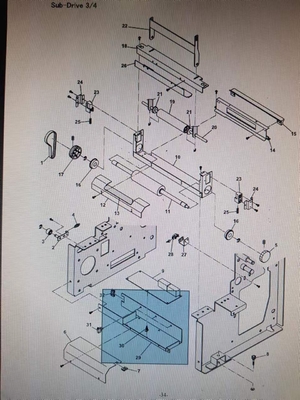 287071200 Konica Minilab Yedek Parça Kartı Kullanılmış Tedarikçi