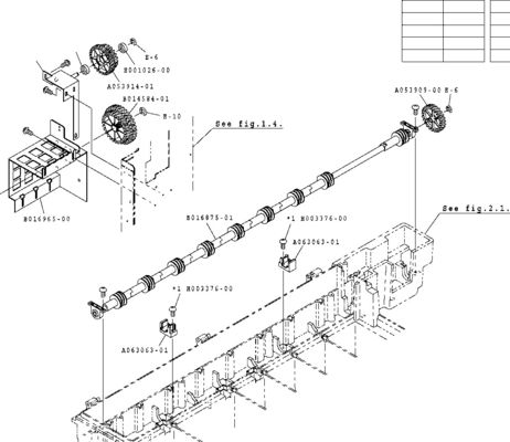 Noritsu QSS31 Minilab Gear A053914-01 + B014584-01 + A093909 için geliştirilmiş parçalar Tedarikçi