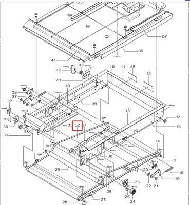 Fuji Frontier Minilab Kurutucu Kayışı 323D1060982D 323D1134540B, Frontier 550 570 LP5500 LP5700 Fotoğraf Yazıcısı Kurutucu Bölümü Konveyör Kayışı İçin Uygun Tedarikçi