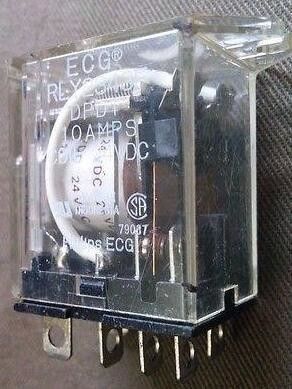 EKG RELAY RLY2343F DPDT 10AMPS COIL 24 VDC NORITSU MINILAB Tedarikçi