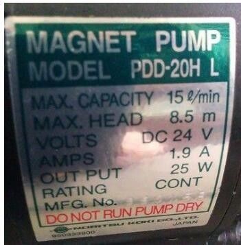 NORITSU KOKI MAGNET POMPA W405846 02 W405846 MODEL PDD 20H L NORITSU FUJI GRETAG İÇİN Tedarikçi