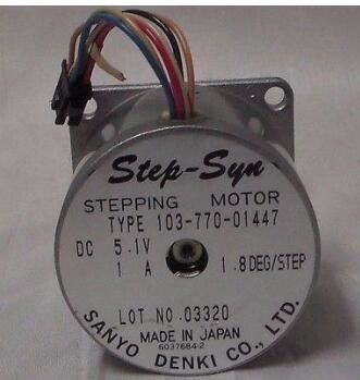 FUJI MINILAB Yedek Parça MOTOR SANYO DENKI ADIM MOTOR 103 770 01447 W KASNAK Tedarikçi