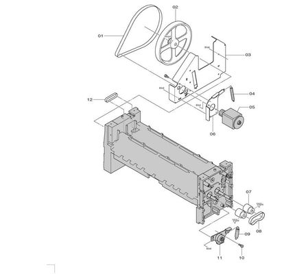 Fuji Frontier 500 550 Digital Minilab Yedek Parça KEMER DÜZ 323D1057346 Hayır 06 Tedarikçi