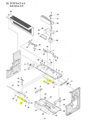 28101004A 2810 21004 281010004 2810 21004A Konica Minilab Yedek Parça Silindiri Tedarikçi