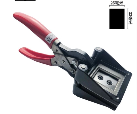 Pasaport Kimlik Ehliyeti El Fotoğraf Kesici 25x32mm Kare Köşe Ofis Ekipmanları Tedarikçi