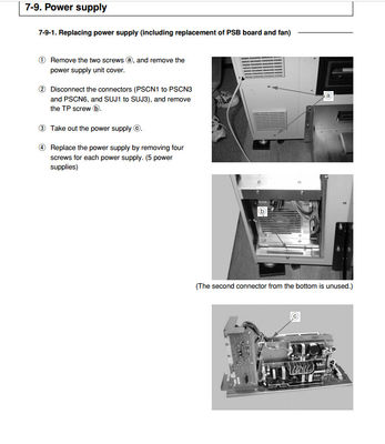 AAAA71001026 / AAAA 71001026 Konica Minilab Güç Kaynağı Kullanıldı Tedarikçi
