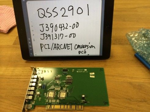 Noritsu Koki QSS29 Serisi Minilab Yedek Parça için J391432-00 / J391317-00 PCI/ARCNET Bağlantı Kartı Tedarikçi