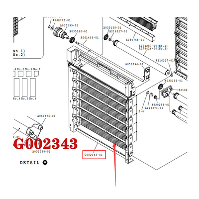 Noritsu QSS 29/32/37 Minilab Yedek Parça Rafı G002344 G002343 Tedarikçi